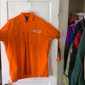 Polo Sport Orange Button Up Jacket